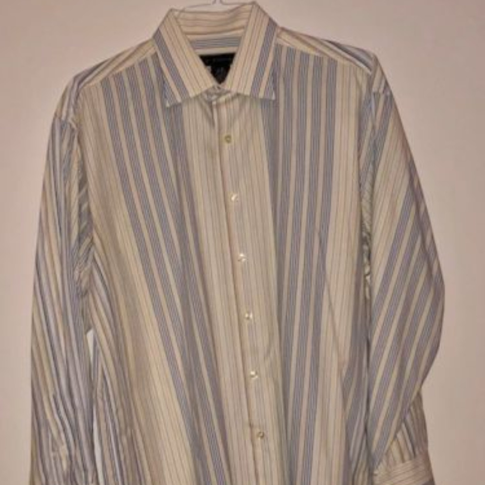 J. Ferrar Dress Shirt Button Down Men's Shirt
